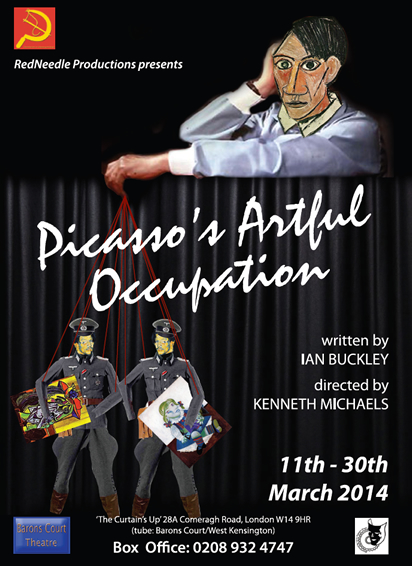 Picasso's Artful Occupation flyer - large view